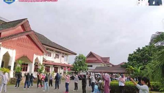 Embedded thumbnail for senam pagi bersama Kepala Bakuda dan ASN 