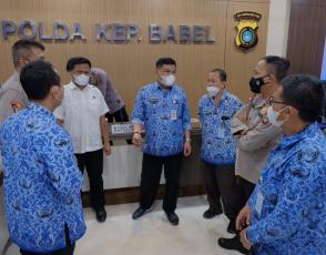 M.HARRIS BERBINCANG DENGAN KAPOLDA BABEL BAHAS PAD