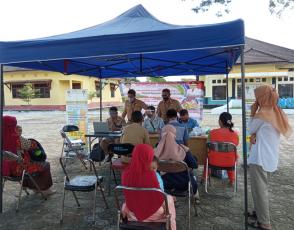 SAMSAT SETEMPOH DI DESA SUNGAI SELAN KAB. BANGKA TENGAH